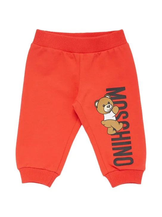 Moschino   Cotton zip sweatshirt &amp; sweatpants 