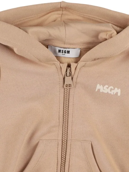 MSGM   Cotton blend sweatshirt &amp; sweatpants 