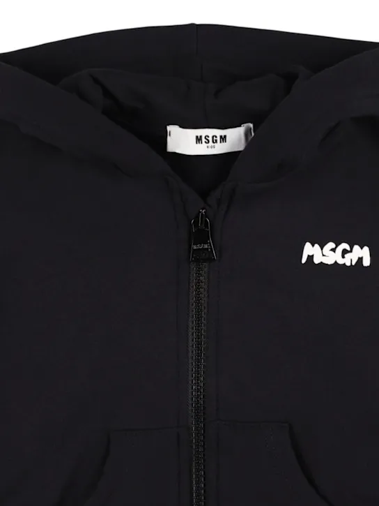 MSGM   Cotton blend sweatshirt &amp; sweatpants 