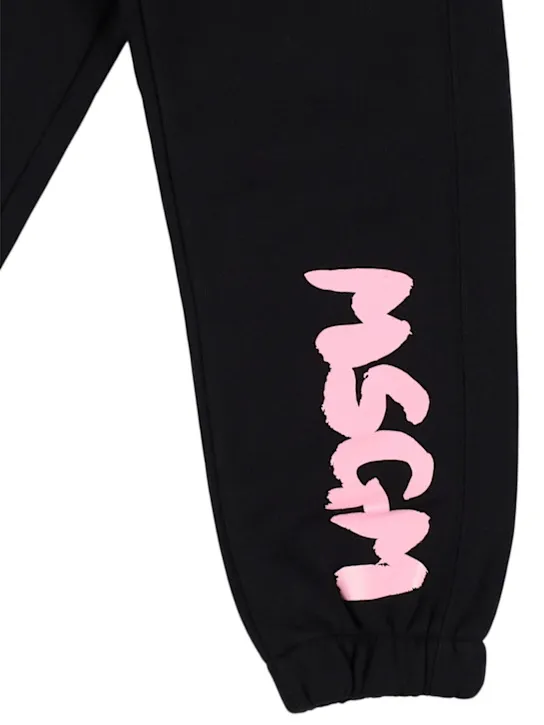 MSGM   Printed cotton sweatpants 