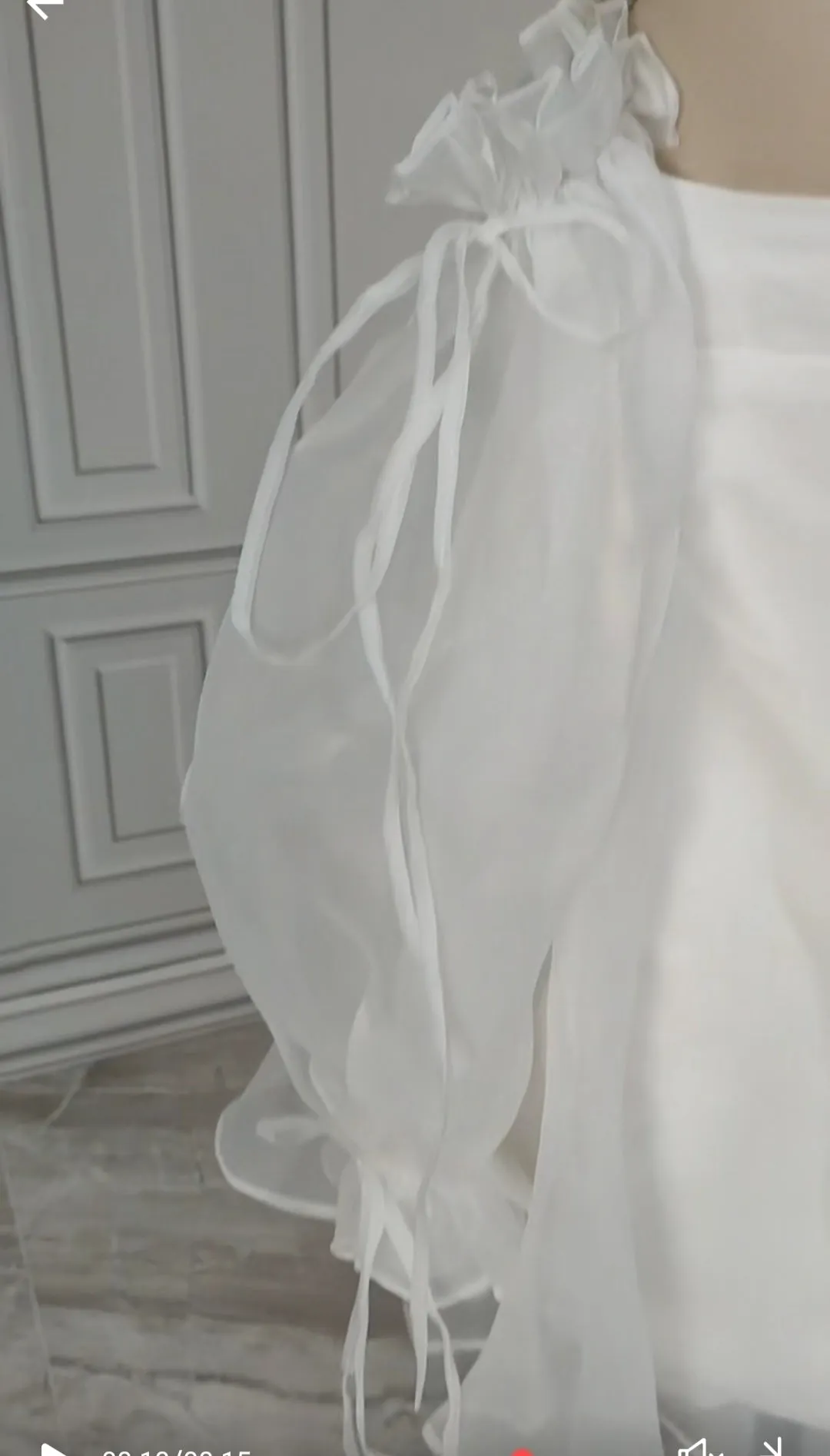Organza Babydoll Wedding Dress All Sizes/Colors
