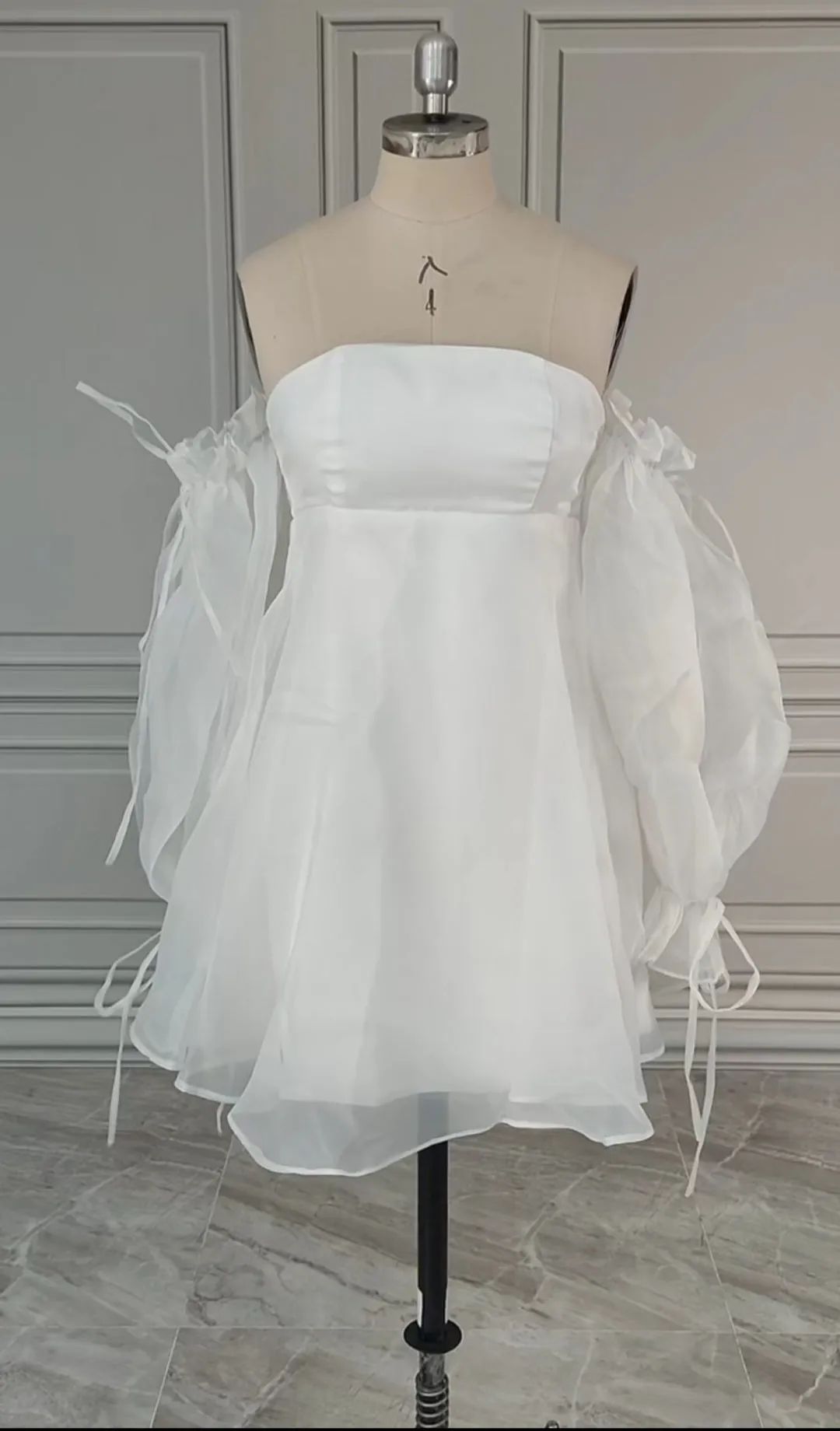 Organza Babydoll Wedding Dress All Sizes/Colors