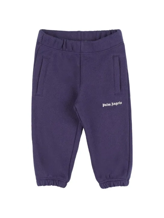 Palm Angels   Logo print cotton sweatpants 