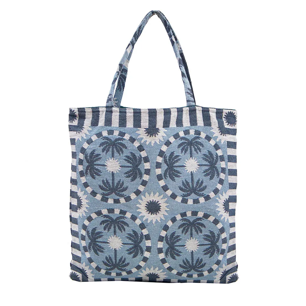 Paros Tote Bag - Blue