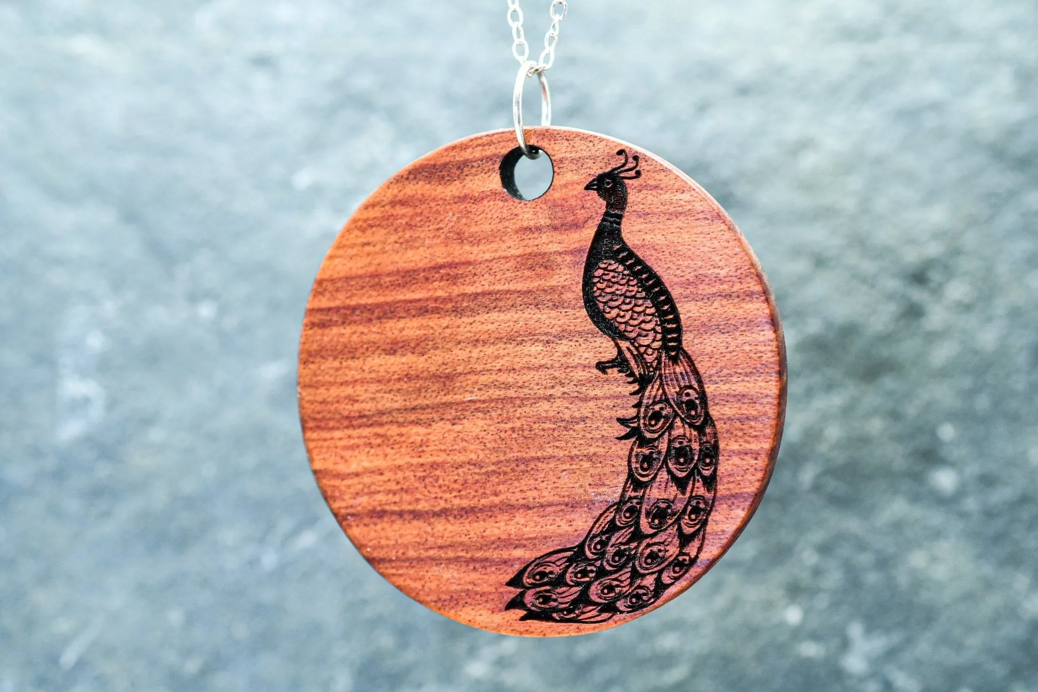 Peacock Pendant | Sustainable Fashion
