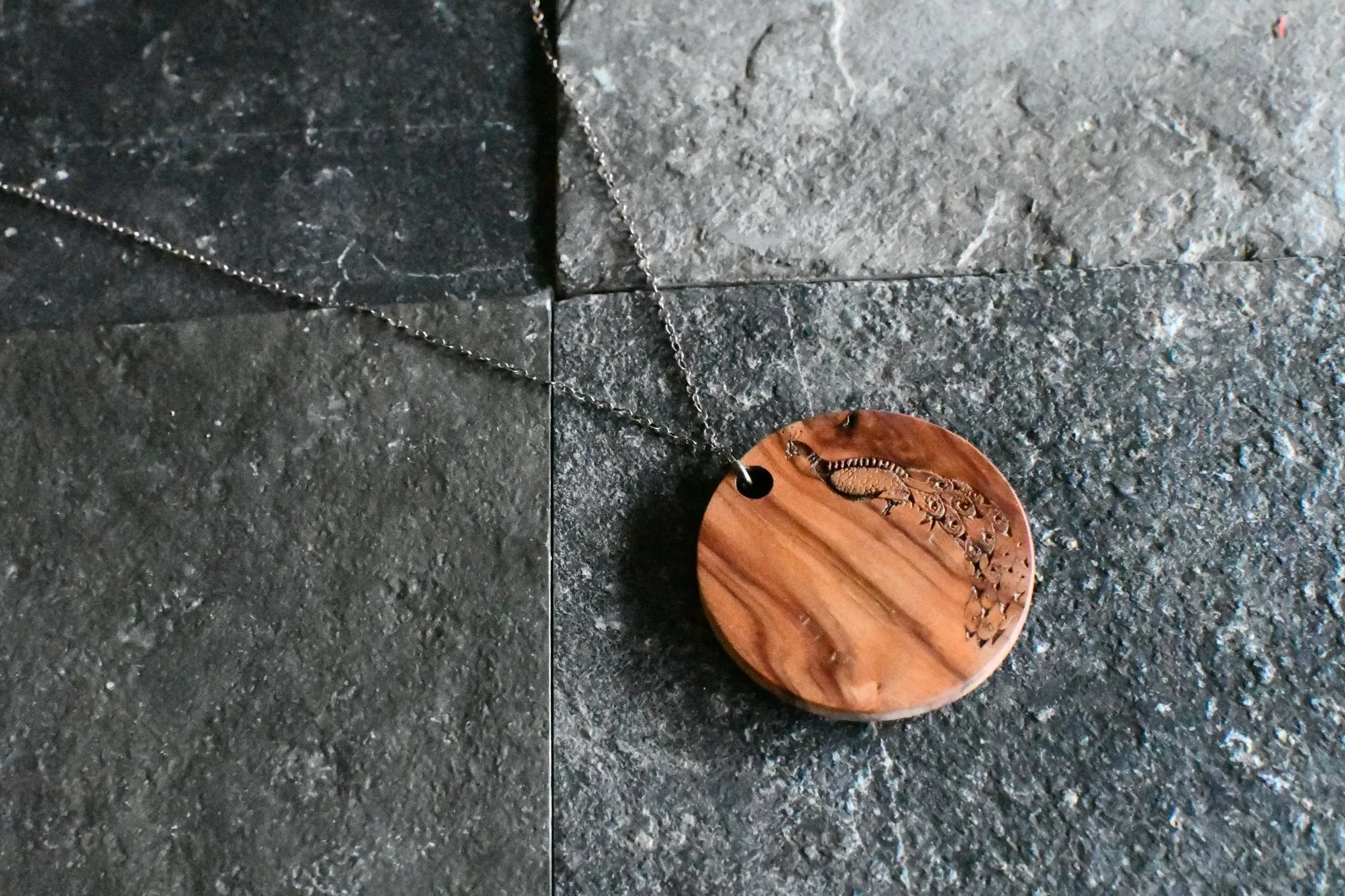 Peacock Pendant | Sustainable Fashion