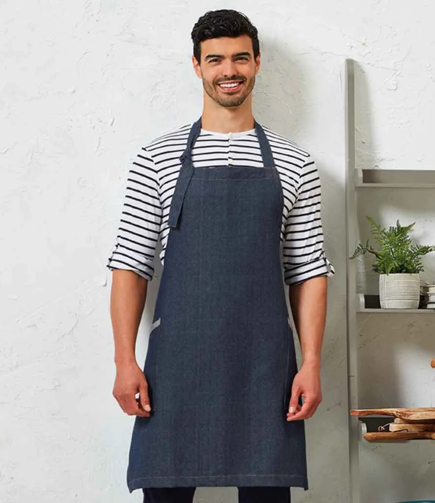 Premier Regenerate Bib Apron | Indigo Denim