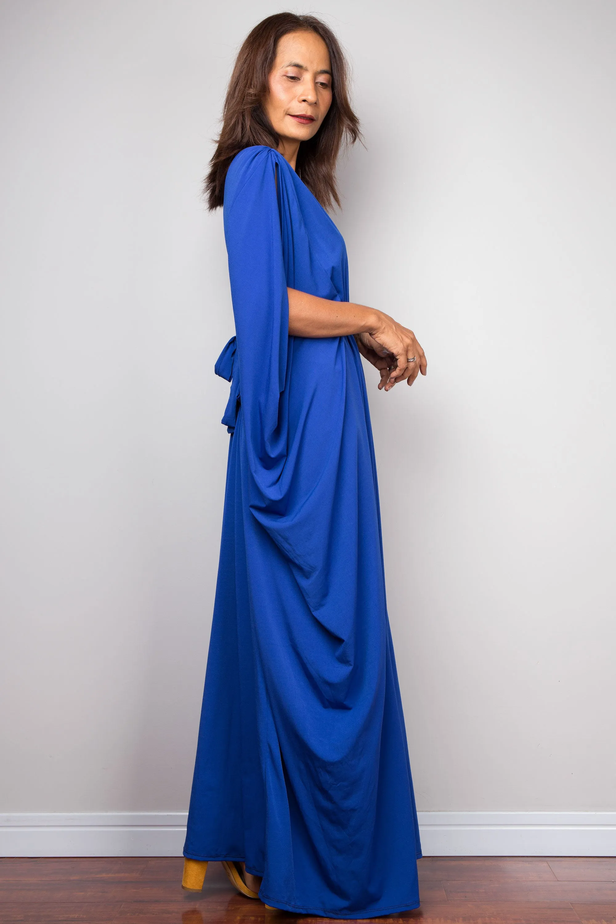 Royal Blue Kaftan Maxi Dress