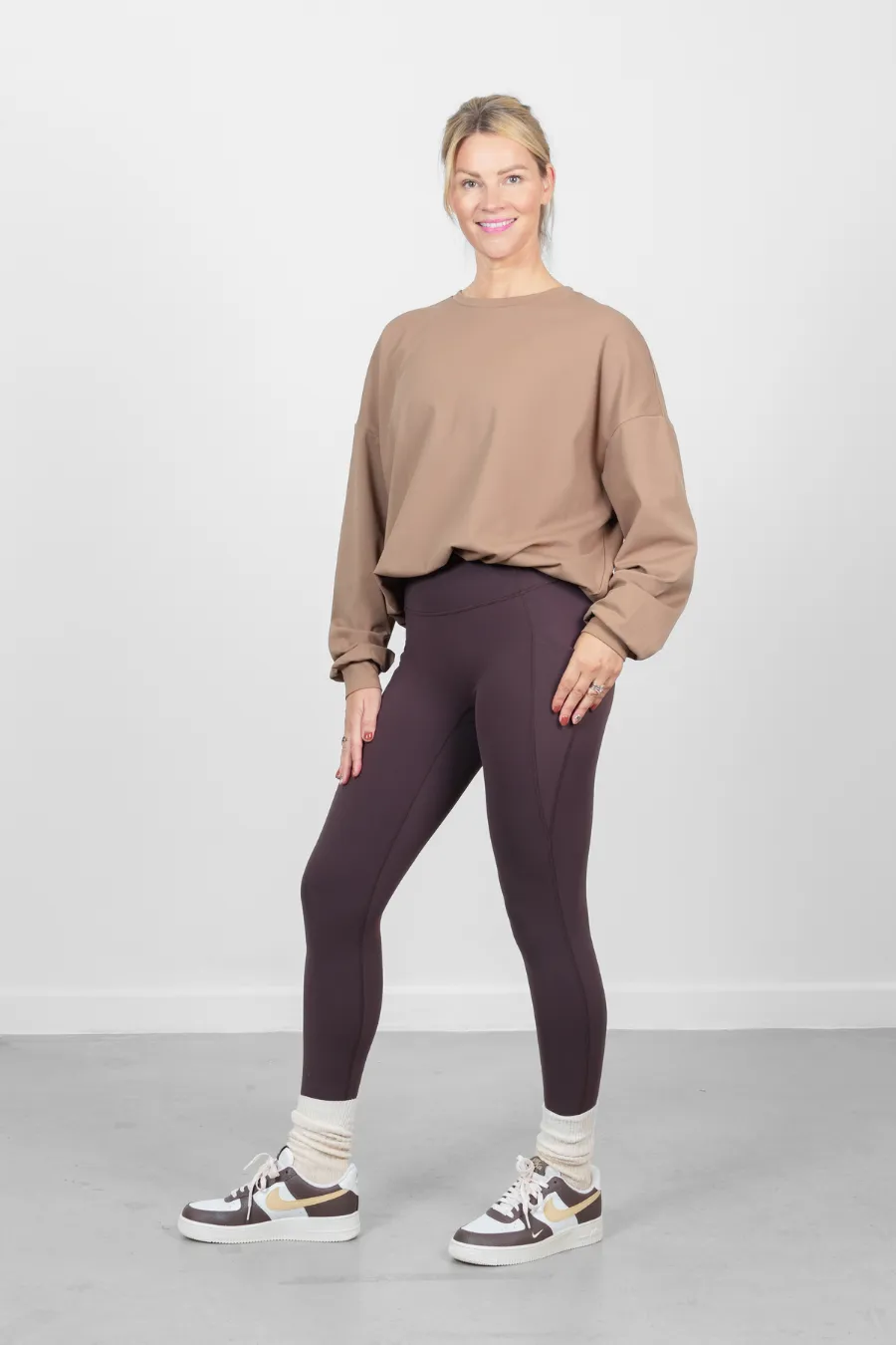Soul Soft Recycled Leggings - Coffee Bean