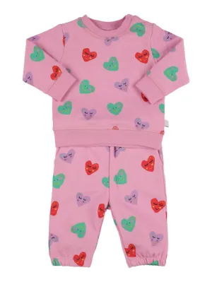 Stella McCartney Kids   Organic cotton sweatshirt &amp; sweatpants 