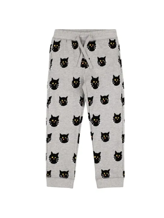 Stella McCartney Kids   Printed cotton sweatpants 