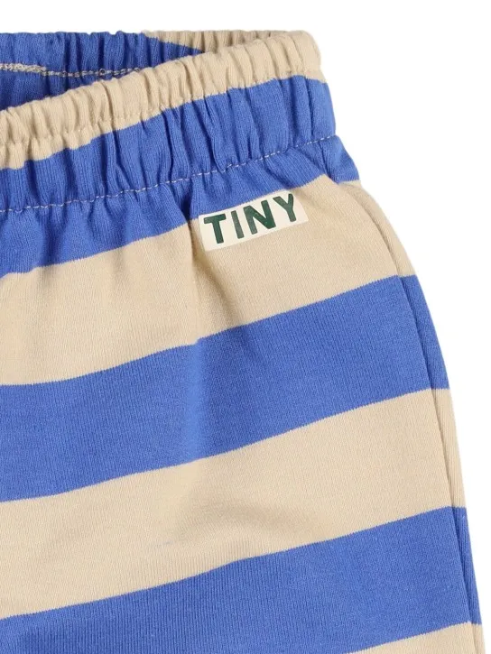 Tiny Cottons   Striped organic cotton blend sweatpants 
