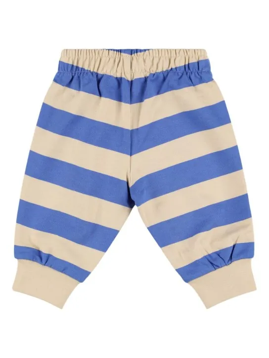 Tiny Cottons   Striped organic cotton blend sweatpants 