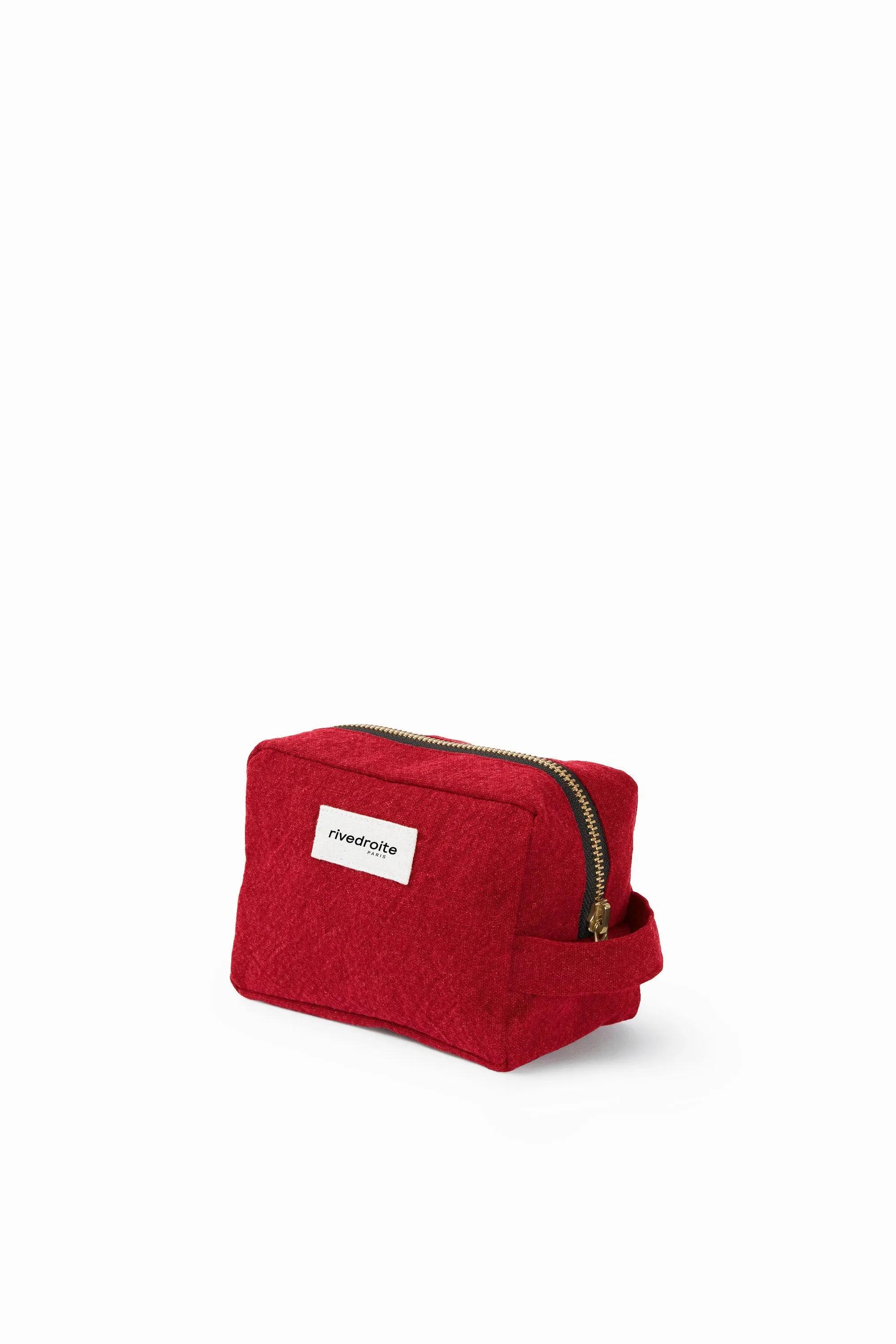 Tournelles the small pouch - Recycled cotton vibrant red
