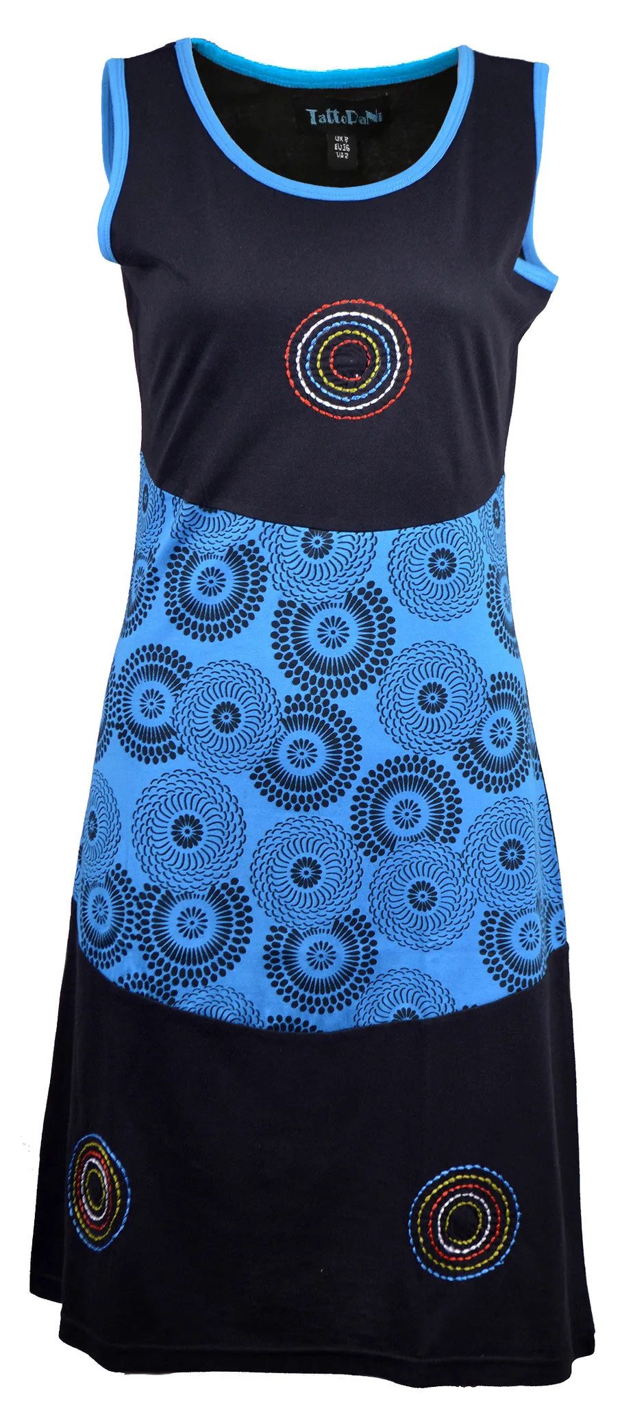 tunic-dress-with-floral-embroideryno-refund-no-exchange